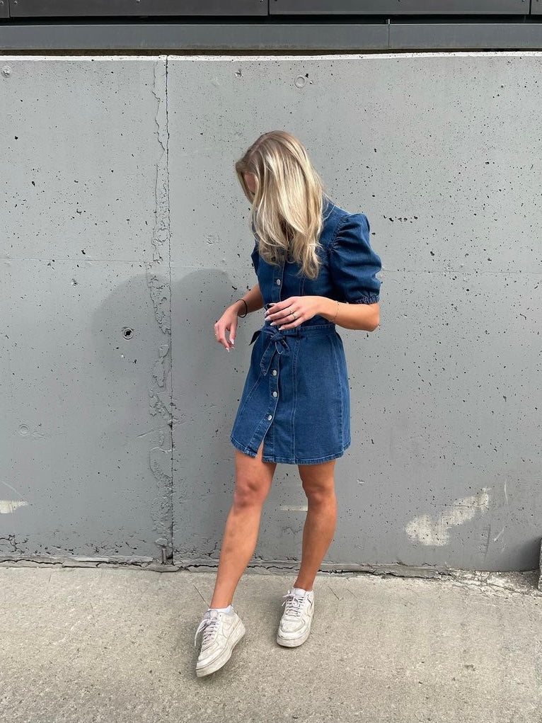 ONLVIBBE Denim Short Dress - Blå